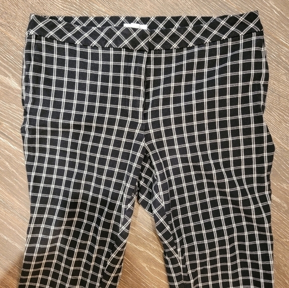 J.JILL Cotton Bi-Stretch Cropped plaid pants Size 8‎ - Picture 3 of 8